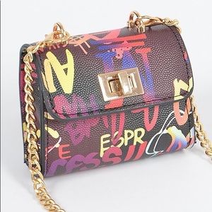 Graffiti mini crossbody